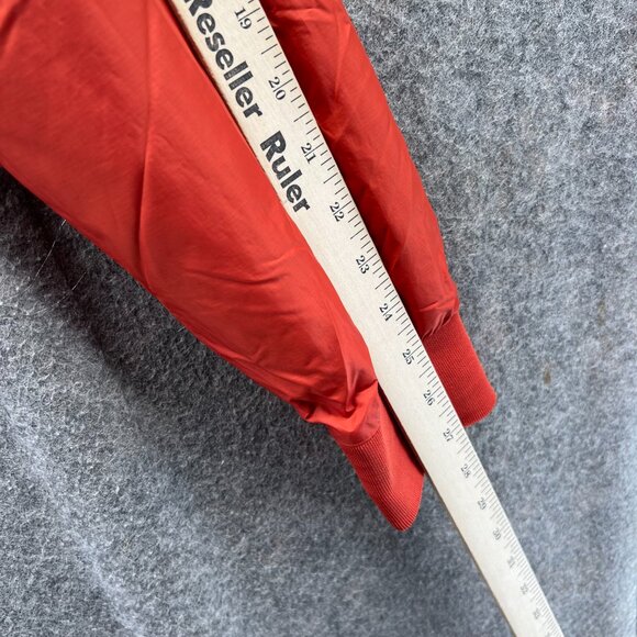 Nike Windbreaker Jacket Mens Large Gray Red Hooded Lightweight Full Zip - Picture 10 of 12